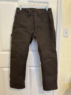 1620 FLEECE LINED NYCO DOUBLE KNEE UTILITY PANT Men's Cordura Sz 30 GRANITE NWT